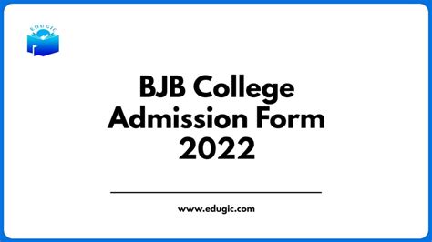 Bjb College Pg Admission Form 2023 - Admission Forms 2023