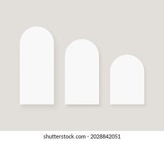 Paper Mockup Set Blank White Paper Stock Vector (Royalty Free ...