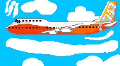 Boeing 747 | Pixel Art Maker