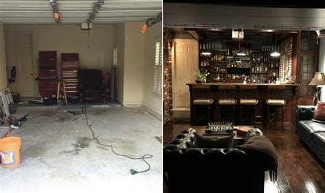 Houston man rehabs his garage to create an epic man cave