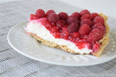 Creamy Raspberry Pie Recipe - Adventures of a DIY Mom