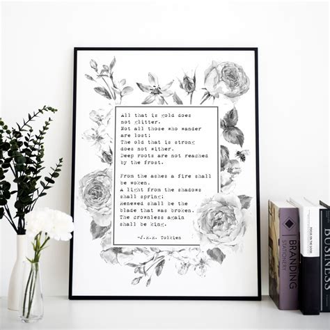 Lord of the Rings Quote Art Print Lord of the Rings Gifts - Etsy