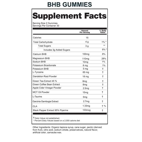 BHB Yellow Gummies - VitaWest Nutraceuticals