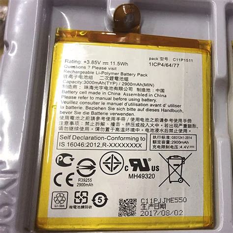 Original 3000mAh Battery For ASUS ZenFone 4 ZB553KL -in Mobile Phone Batteries from Cellphones ...