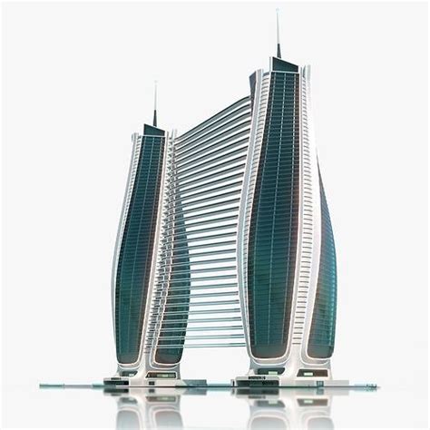 Futuristic Building Concept V1-01 3D model | CGTrader