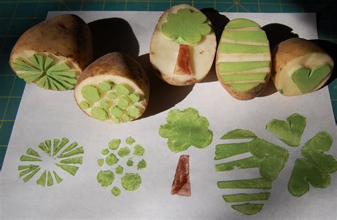 Crafts for Kids: Potato Stamps