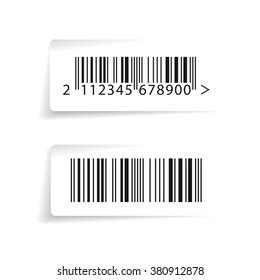 Barcode Label Vector Stock Vector (Royalty Free) 380912878 | Shutterstock