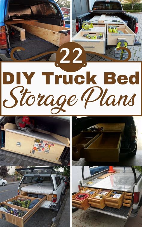 22 DIY Truck Bed Storage Plans To Increase Space - Craftsy