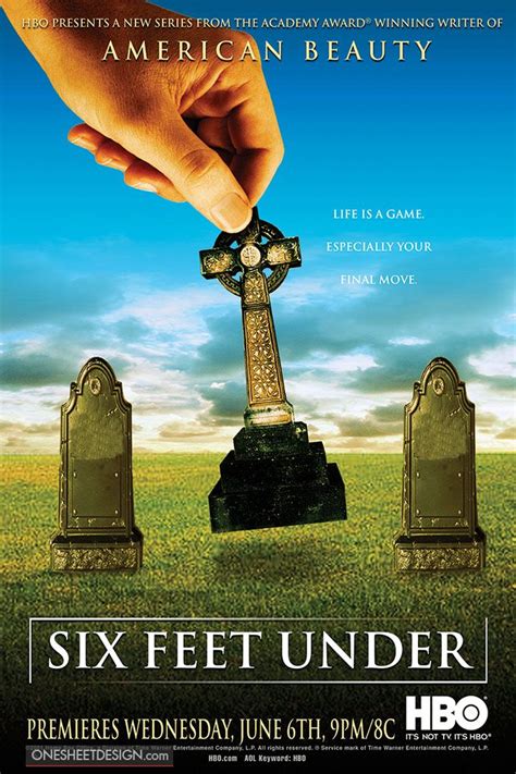 Six Feet Under promo ad poster design - Portfolio (With images) | Six feet under, Hbo tv series, Hbo