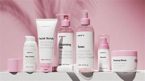 EMVY Skincare Comes With a Clean Look | Cosmetic packaging design ...