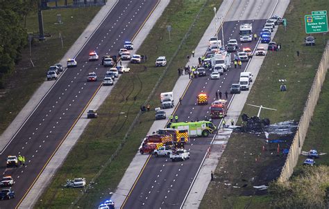 'We've lost both engines,' pilot says before private jet crashed onto Florida interstate, killing 2