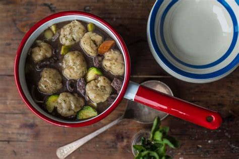 Mutton Stew with Minted Dumplings - The Hedgecombers