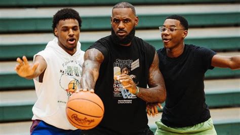 How Old Are LeBron James's Sons? Bronny James and Bryce James Aren't Too Far Away From the NBA ...