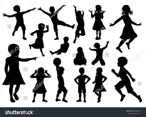 21,804 Kids Jumping Silhouette Images, Stock Photos & Vectors ...