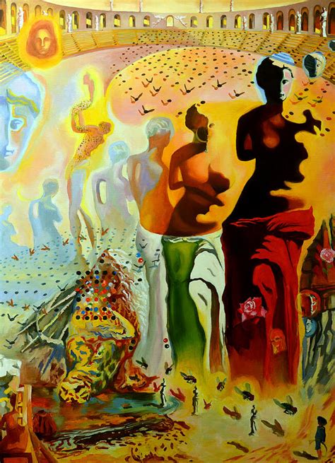 Dali Oil Painting Reproduction - The Hallucinogenic Toreador Painting ...