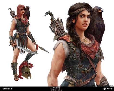 Kassandra Assassin' s Creed Odyssey Concept Art by Fred Rambaud : r/AssassinsCreedOdyssey