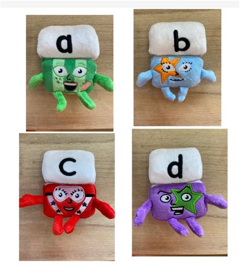 Alphablocks Plush Toy single Letter - Etsy