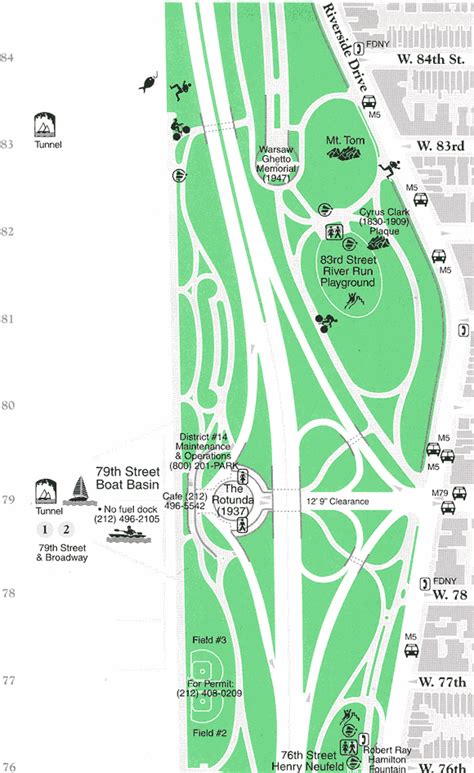 Riverside Park Nyc Map: A Guide To Exploring The Park In 2023 - World ...