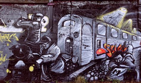 Train Graffiti Art