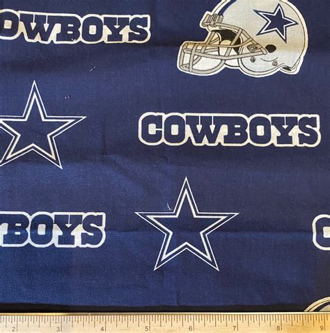 Dallas Cowboys Licensed Fabric - Etsy