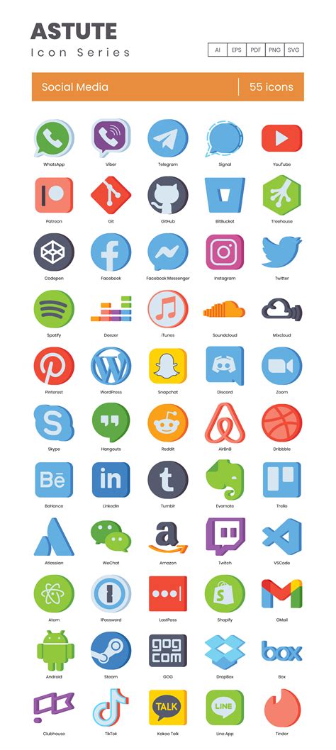 Free Aesthetic App Icons - Flat Icons