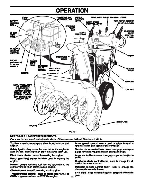 Poulan Pro PR10527ESA 192042 Snow Blower Owners Manual, 2004