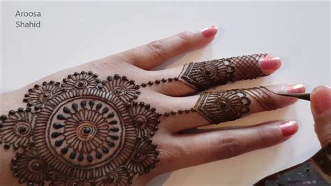 Latest Henna Mehndi Design For Hands - Ethnic Fashion Inspirations!