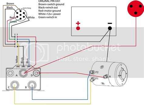 Warn 5 Pin socket wiring New and Old colors wiring Albright | IH8MUD Forum