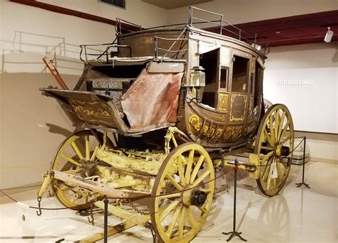 Stagecoach in Transportation Gallery at Arizona History Museum - Arizona Historical Society