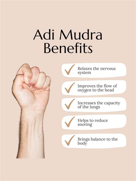 Adi Mudra Benefits | Mudras, Yoga facts, Good morning inspirational quotes