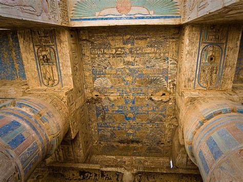 Astonishing Ceiling Paintings at Egypt's Edfu Temple