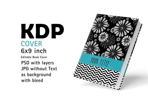 6x9 KDP Book Cover Design Fully Editable PSD Jpg KDP - Etsy