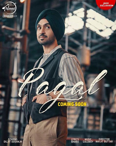 Diljit Dosanjh drops new Song Pagal | Gold Boy | Babbu