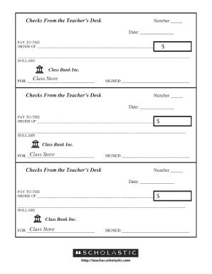 Play Checks Printable - Fill Online, Printable, Fillable, Blank | pdfFiller