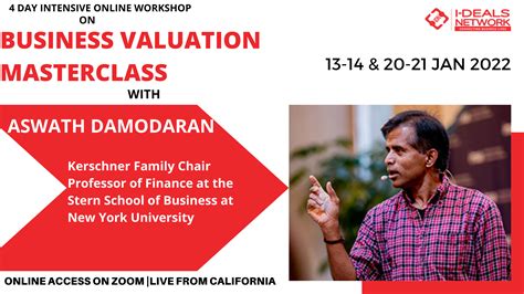 Business Valuation With Aswath Damodaran - 13-14 November | Singapore ...