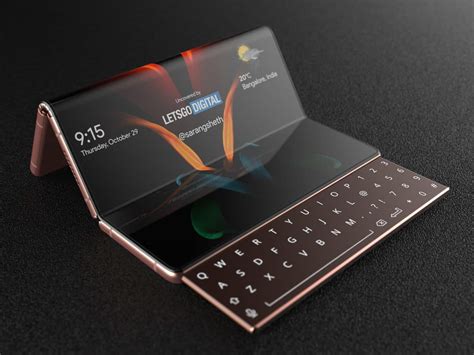 Imagine A Larger Galaxy Z Fold Device With A Sliding Keyboard