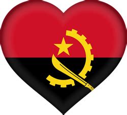 Angola flag emoji - Country flags