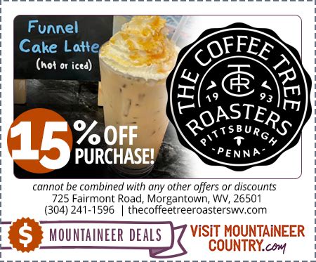 The Coffee Tree Roasters [Coupon/Deal Inside] - VisitMountaineerCountry.com