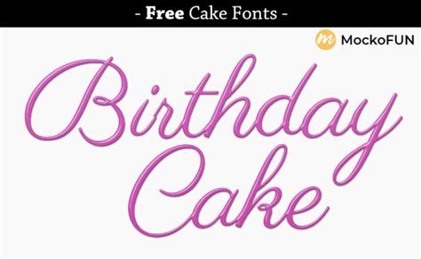 🍰 [FREE] Cake Fonts - MockoFUN