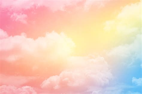 fantasy soft cloud with pastel gradient color, nature abstract background | En-Light It UP!