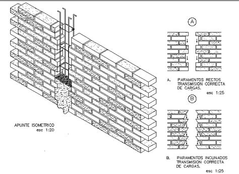 Brick Wall Detail Drawing / This tutorial uses exact measurements and requires the use of a ...