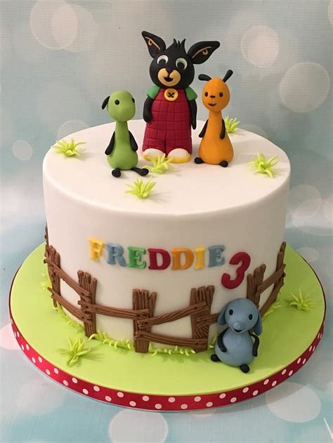 Bing bunny & friends - Decorated Cake by Shereen - CakesDecor