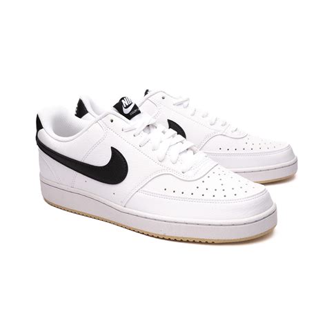 Trainers Nike Court Vision Low Next Nature White-Black-White-Sesame - Fútbol Emotion