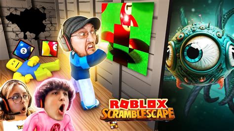 Roblox Scramblescape! Unscramble Art to Survive the Entity (FGTeeV Family Escape Gameplay) - Uohere