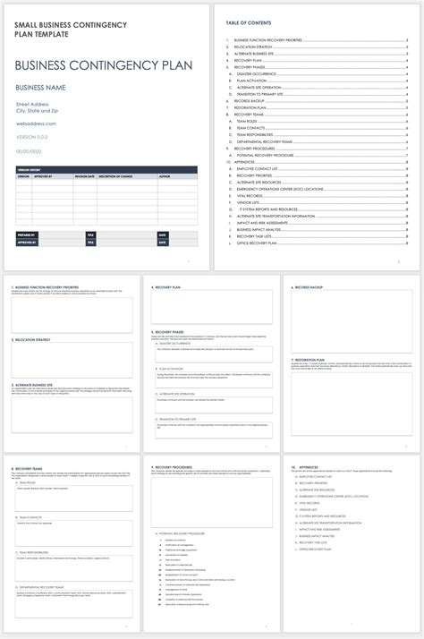 Free Contingency Plan Templates | Smartsheet