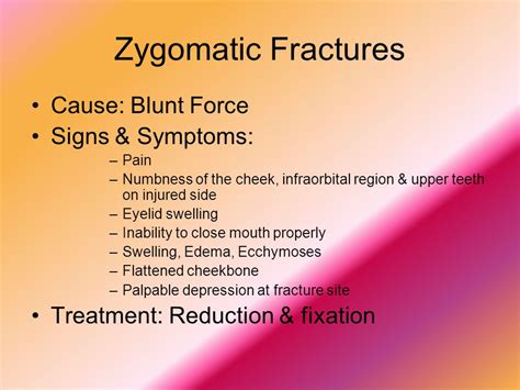 Treatment Fracture Of Zygomatic