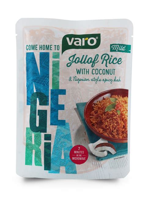 Jollof Rice Pack of 6 – Jollof Coconut Rice – Microwave Rice Ready in 2 ...