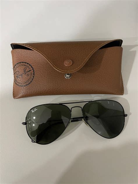 Ray Ban Aviator Black on Carousell