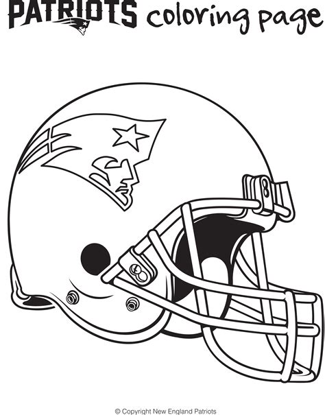 Free New England Patriots Coloring Pages, Download Free New England ...