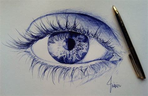Details 138+ eye drawing with pen latest - vietkidsiq.edu.vn
